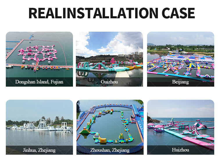 25 × 25 Meter Commercial Inflatable Water Park: Excellent Performance, High Profitability