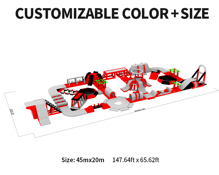 A Practical Inflatable Water Park Designed for Real-World Operation