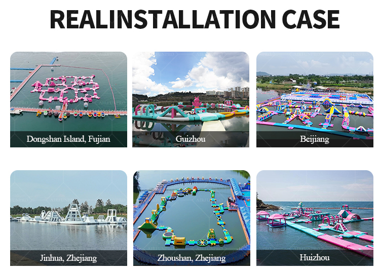 A Practical Inflatable Water Park Designed for Real-World Operation
