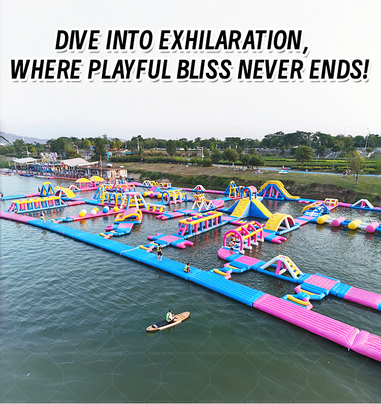 Large Inflatable Water Park, Suitable for Public and Government Projects