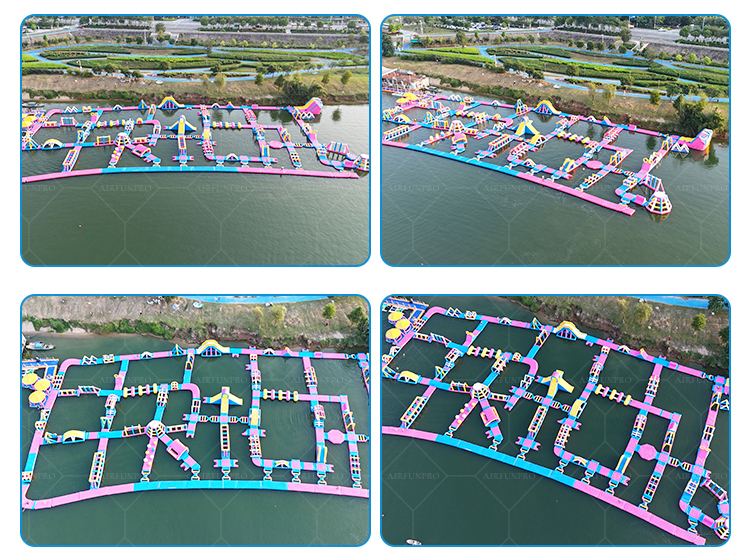 Large Inflatable Water Park, Suitable for Public and Government Projects