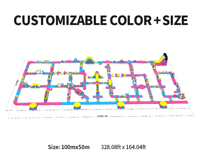 Large Inflatable Water Park, Suitable for Public and Government Projects