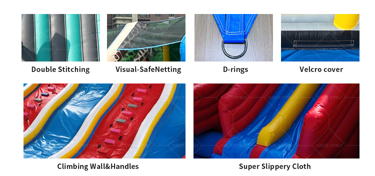 Ocean-Themed Inflatable Play Castle A Cool Fun Playground Combining Amusement and Safety