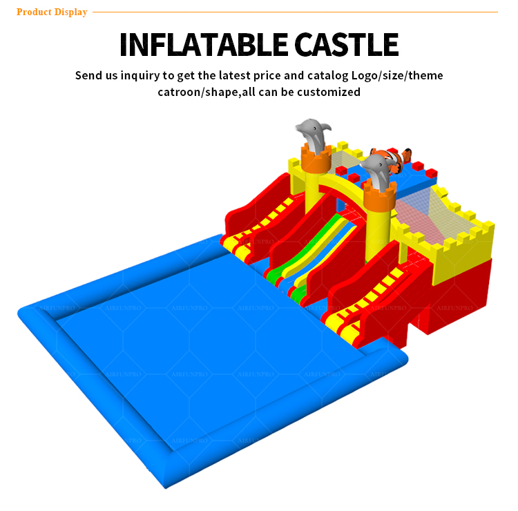 Double the Fun! Ultimate Inflatable Water Slide Castle with Pool for Non-Stop Summer Splashes