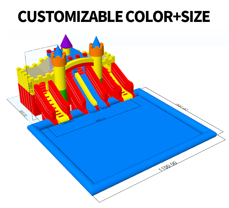 Double the Fun! Ultimate Inflatable Water Slide Castle with Pool for Non-Stop Summer Splashes