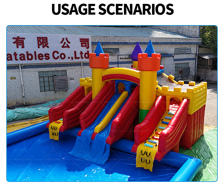 Double the Fun! Ultimate Inflatable Water Slide Castle with Pool for Non-Stop Summer Splashes