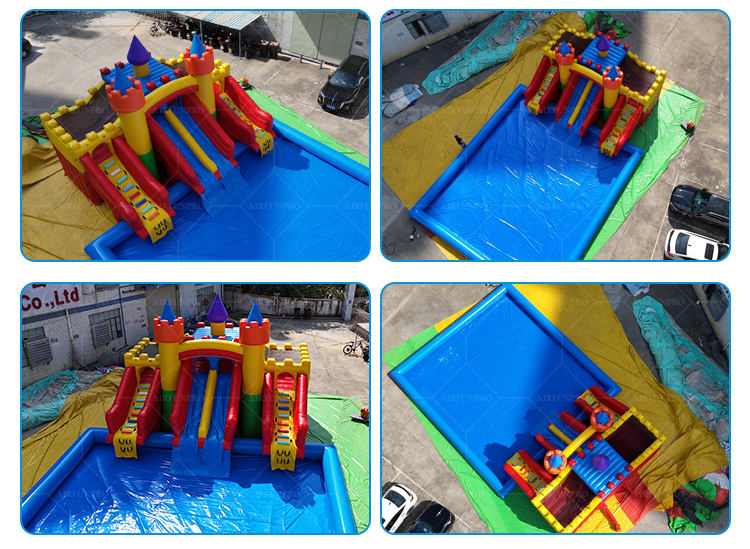 Double the Fun! Ultimate Inflatable Water Slide Castle with Pool for Non-Stop Summer Splashes