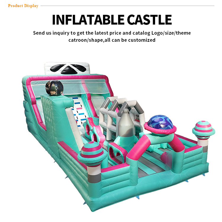 Blast Off to a Dreamy Galaxy: The Macaron Planet Inflatable Castle