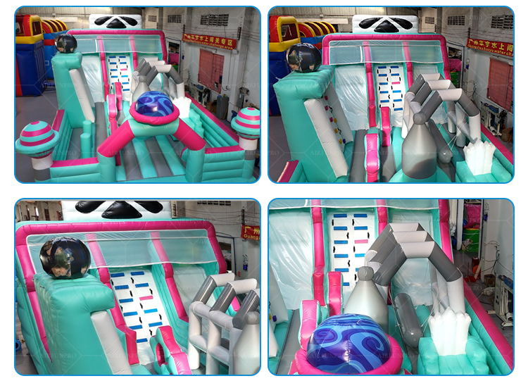 Blast Off to a Dreamy Galaxy: The Macaron Planet Inflatable Castle