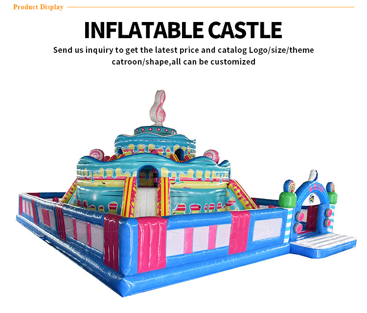 Giant Music Wonderland: A 49-Foot Inflatable Castle for Unforgettable Events