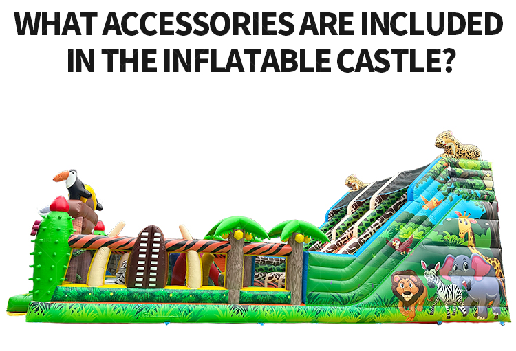Wild Safari Adventure: A 45ft Giant Inflatable Castle