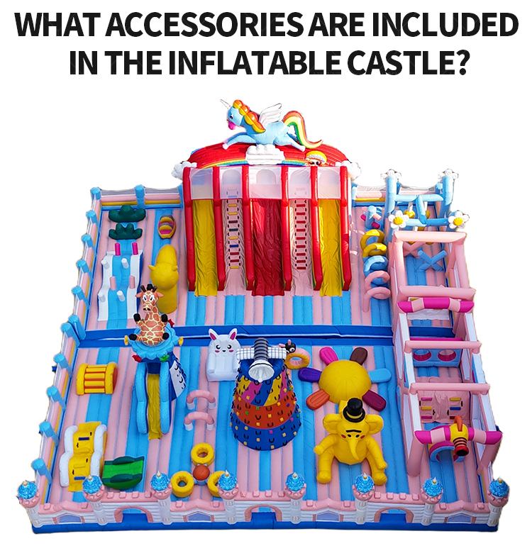 Cute Pet Paradise Inflatable Castle A Colorful Interactive Playground Filled with Childlike Fun
