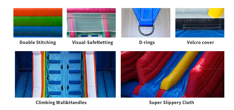 Conquer the Playground: A Dragon-Themed 15x7m Inflatable Fortress