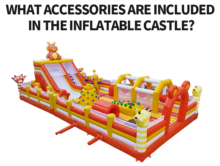 Conquer the Playground: A Dragon-Themed 15x7m Inflatable Fortress
