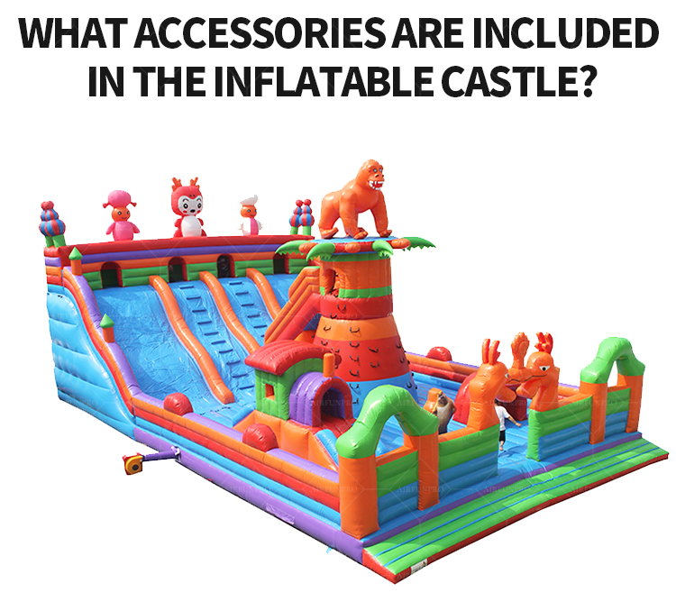 Jungle Pet Inflatable Castle An Energetic Outdoor Adventure Playground