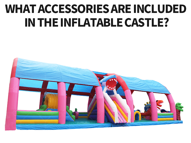 Rainbow Arch Cute Inflatable Castle A Colorful Immersive Childlike Fun Playground