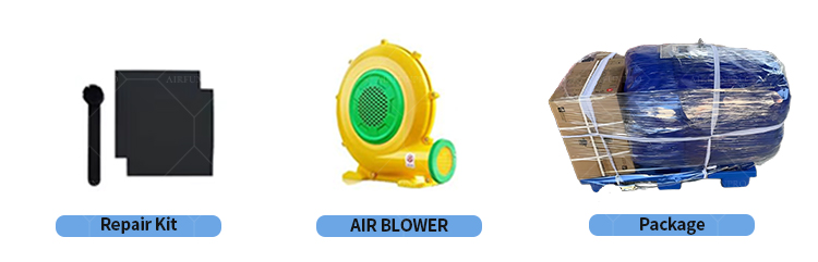 Rainbow Arch Cute Inflatable Castle A Colorful Immersive Childlike Fun Playground