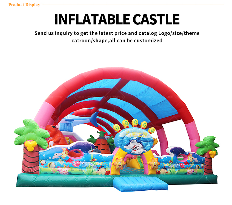 Rainbow Arch Cute Inflatable Castle A Colorful Immersive Childlike Fun Playground