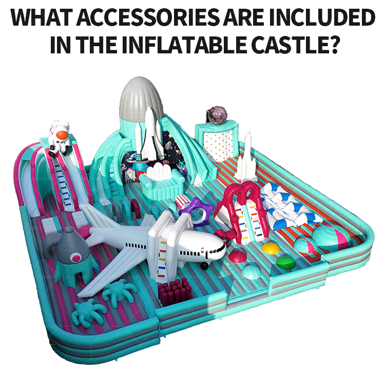 Interstellar Adventure Inflatable Castle A Dreamy Space-Themed Play Secret Land