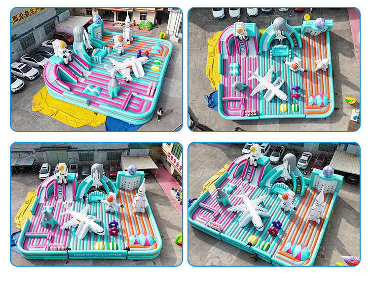 Interstellar Adventure Inflatable Castle A Dreamy Space-Themed Play Secret Land
