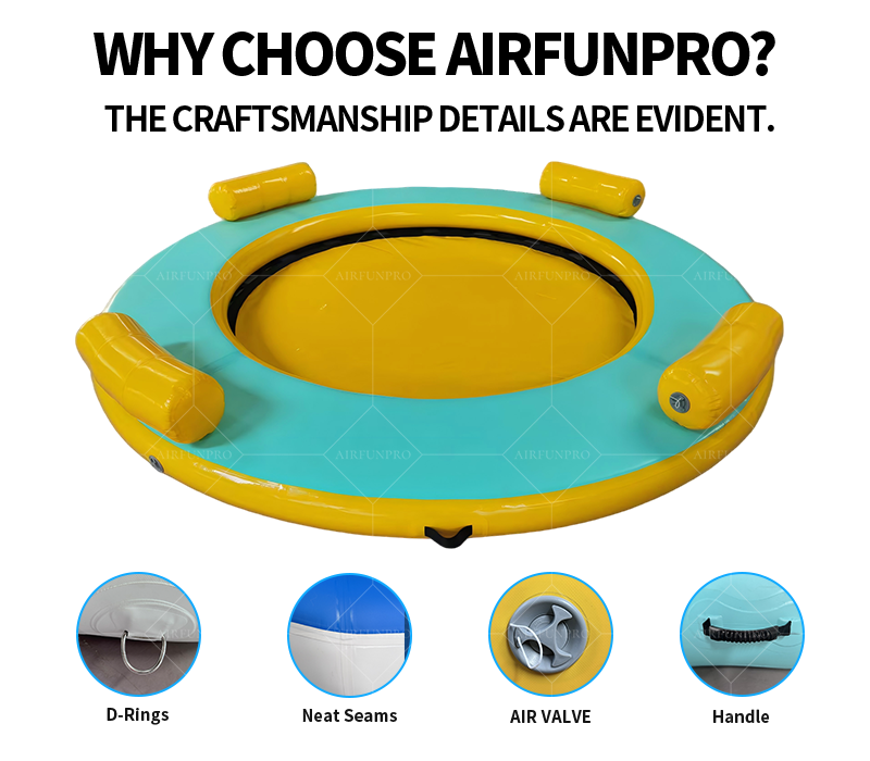 Airtight Floating Lounge Platform for Water