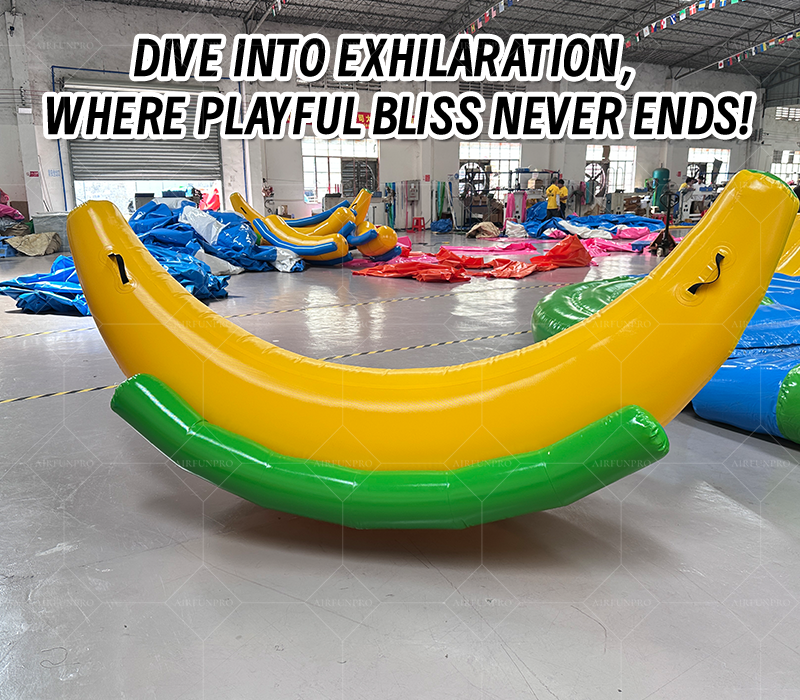Giant 0.9mm PVC Inflatable Banana Boat: The Ultimate Water Party/Beach Resort Thrill Experience