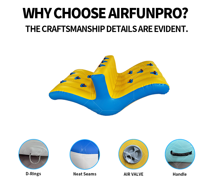 Inflatable Water Climbing Platform: Premium Craftsmanship, Enjoy Fun in the Pool/Water Park