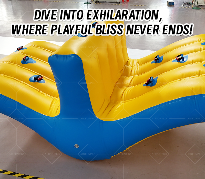 Inflatable Water Climbing Platform: Premium Craftsmanship, Enjoy Fun in the Pool/Water Park