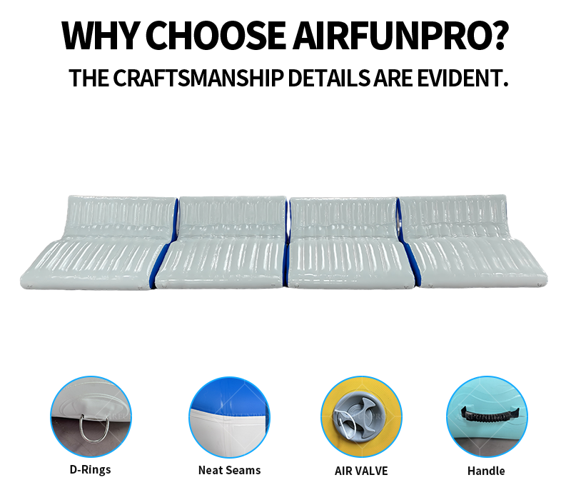 Inflatable Water Sofa: 0.9mm PVC Material, Accommodates 4-6 People, Floating Lounger