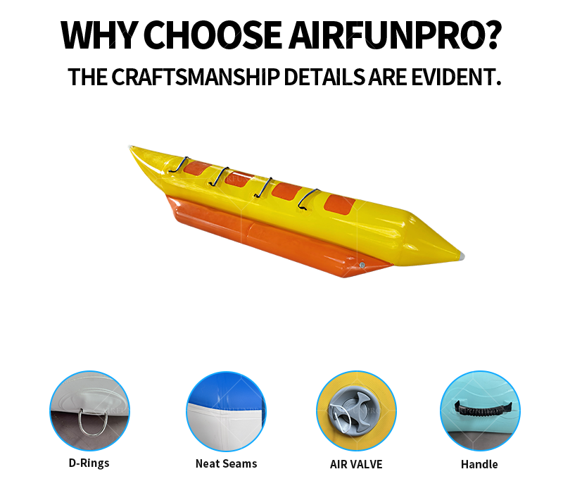 Inflatable Banana Boat Water Towable Amusement Equipment