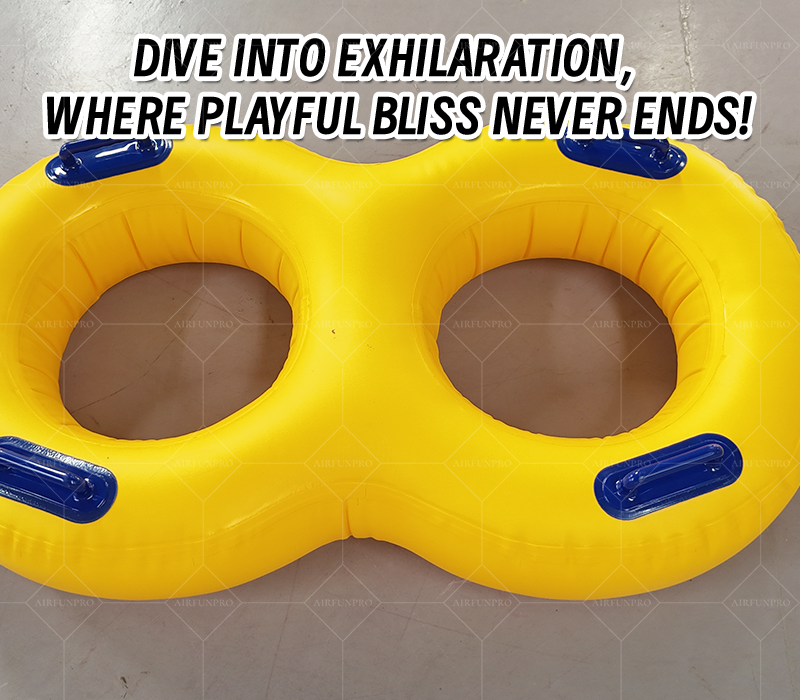 Double Sync Inflatable Swimming Ring: A Water Interactive Partner for Shared Joy