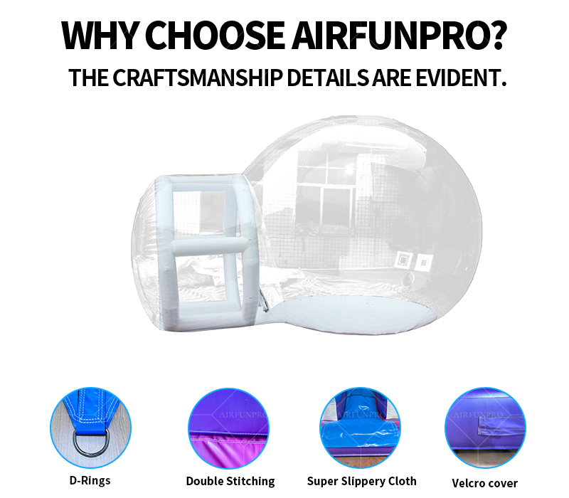 Clear Crystal Dome Transparent PVC Inflatable Snow Globe 4m Giant Fun Tent Kids Parties Weddings Advertising