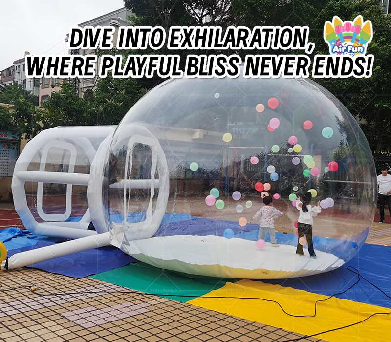 Clear Crystal Dome Transparent PVC Inflatable Snow Globe 4m Giant Fun Tent Kids Parties Weddings Advertising