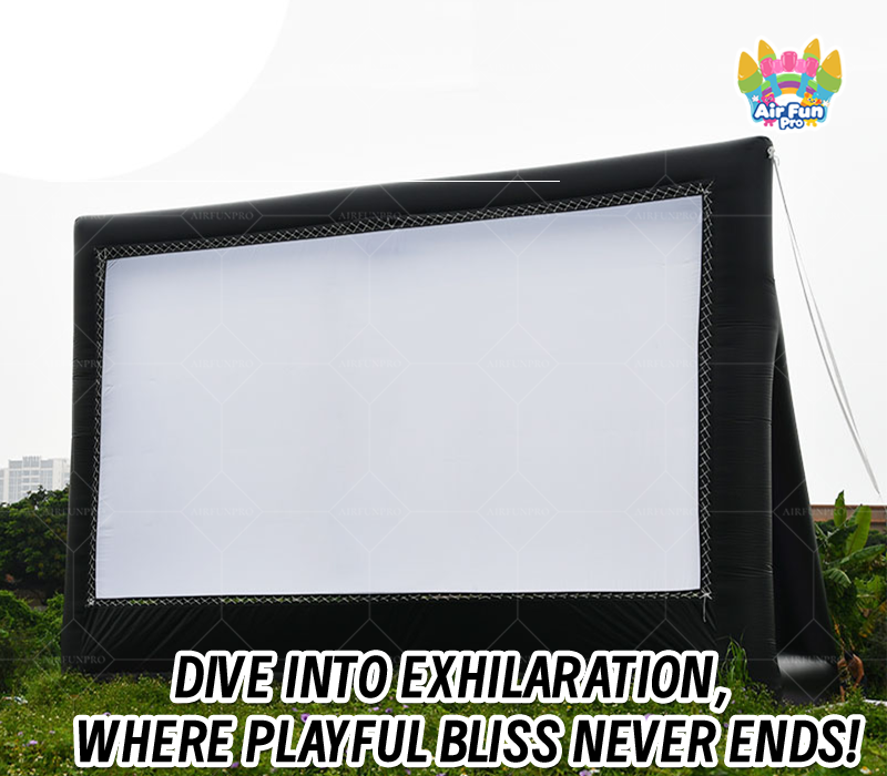 Large Inflatable Movie Screen for Outdoor Events and Cinemas