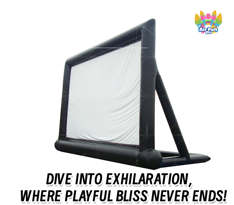 Outdoor and Cinema-Specific Airtight Inflatable Movie Screen