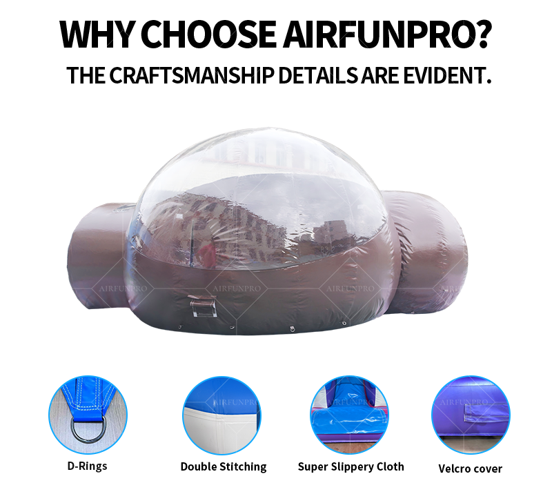 AIRFUNPRO Premium Inflatable Dome Tent OEM Waterproof Portable Inflatable Camping Tent Outdoor