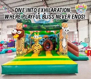 AirFunPro Commercial Inflatable Bouncer Castle PVC Tarpaulin Lightweight Bounce Club House Cheap Mini Jumpers