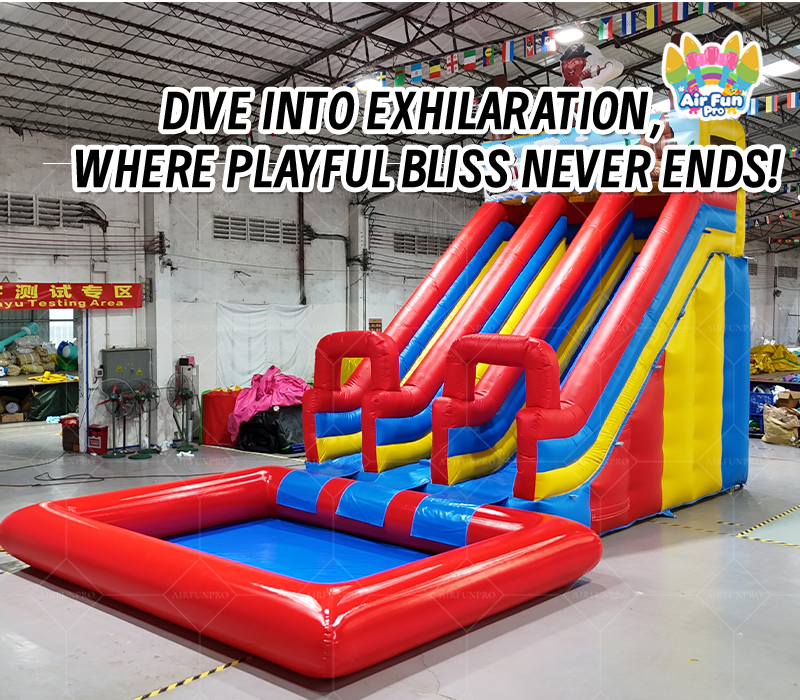 Inflatable Water Slide - Suitable for Various Occasions – Designed for Events, Rentals, and Amusement Parks