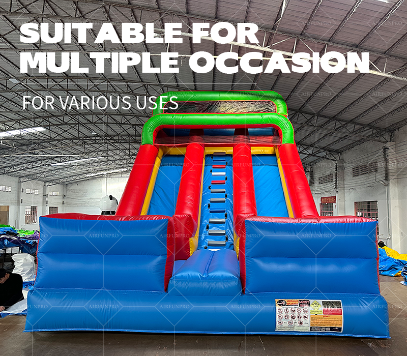 Double Lane Inflatable Slide, Suitable for Events and Rental Businesses