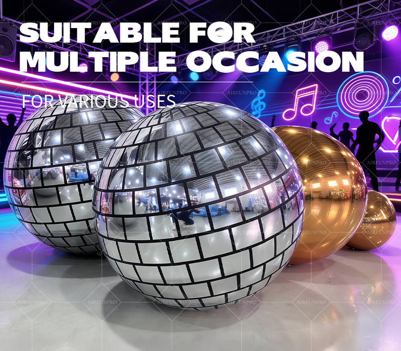 Mirror Tile Inflatable Disco Ball: A Retro Atmosphere Core for Trendy Parties