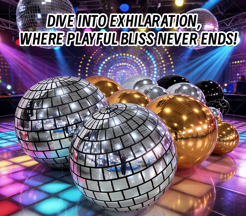 Mirror Tile Inflatable Disco Ball: A Retro Atmosphere Core for Trendy Parties