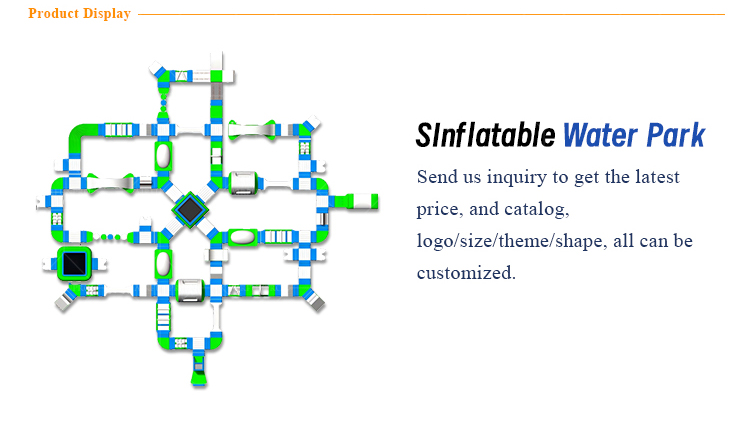 60x60m Inflatable Water Park -Ultimate Floating Adventure