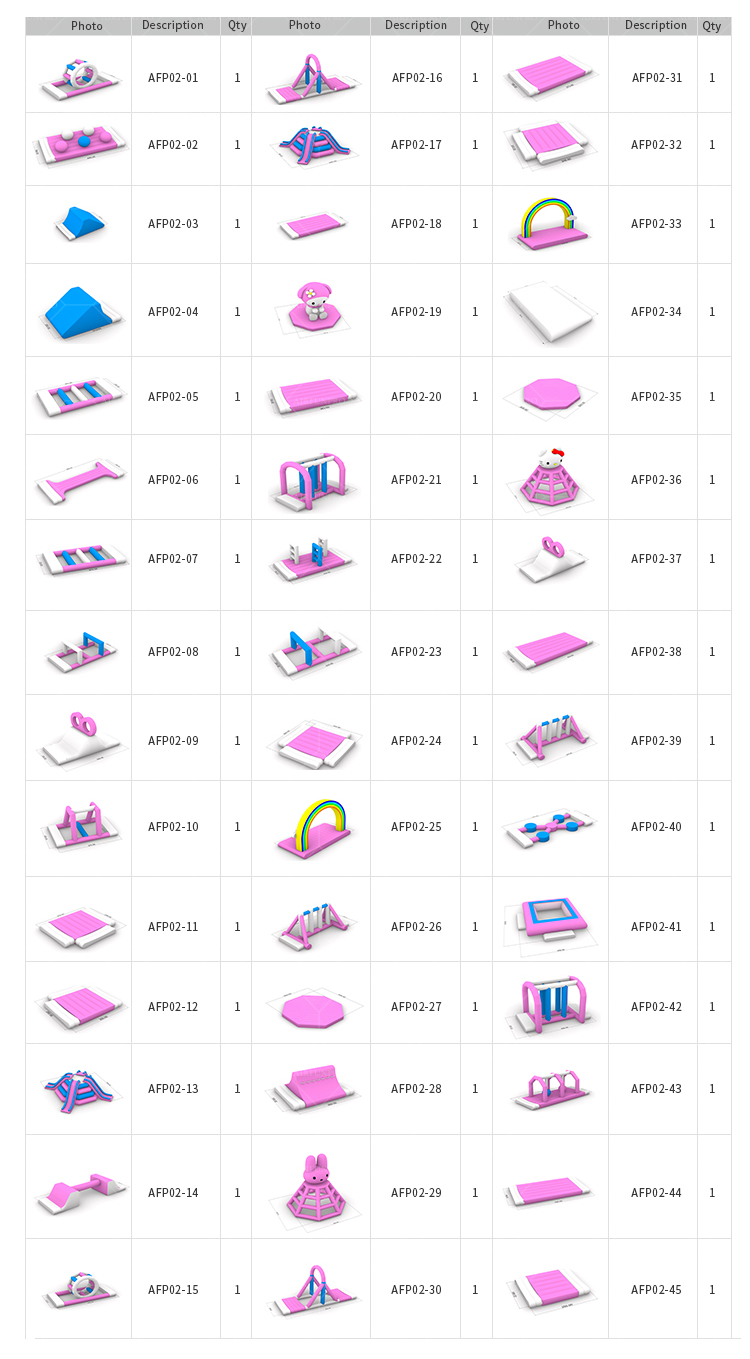 30×30m Inflatable Aqua Park for Kids and Adults