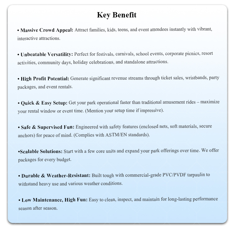 Mini Inflatable Water Obstacle Course