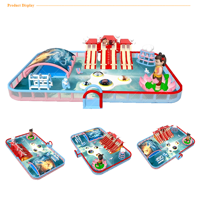 Water Sports Inflatable Entertainment Park Inflatable Large and Small Amusement Playground