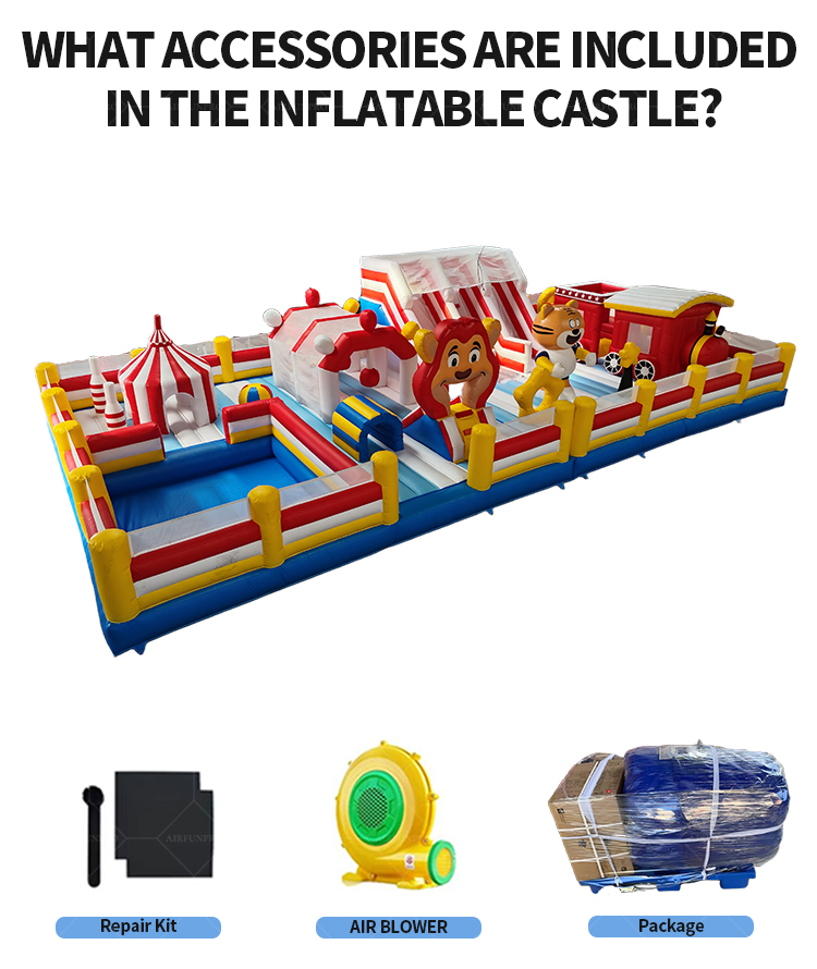 High-Capacity Cartoon Animal Castle | Ideal for Events