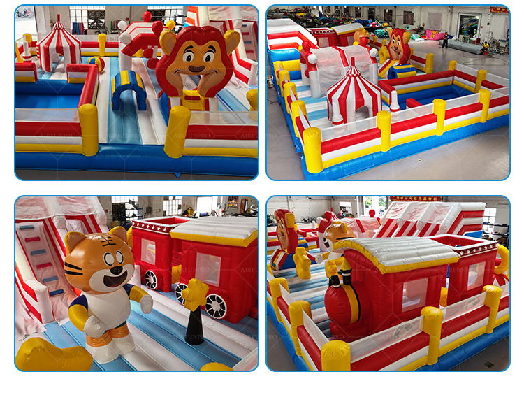 High-Capacity Cartoon Animal Castle | Ideal for Events