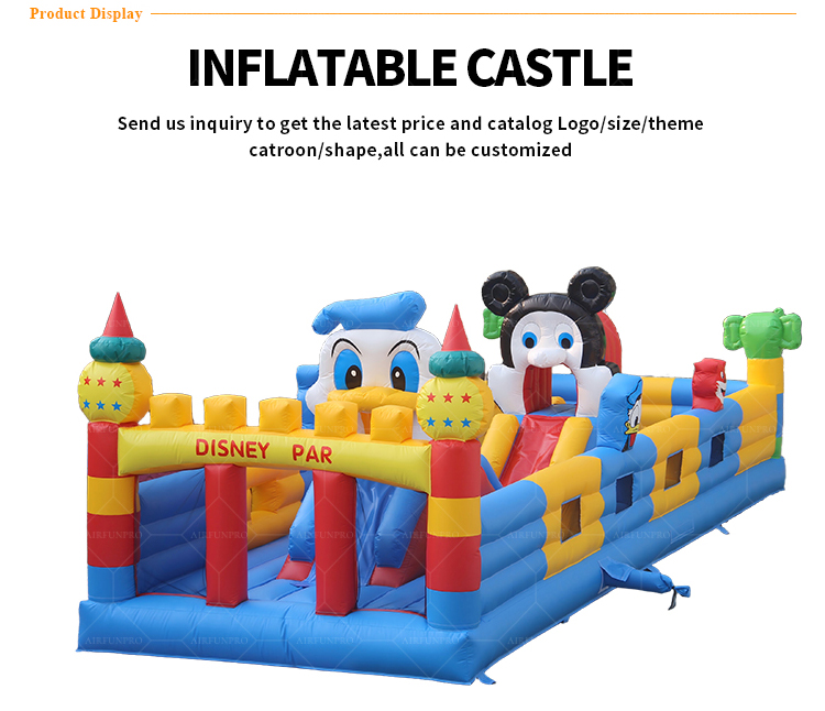 Donald Duck Inflatable Castle: Quack