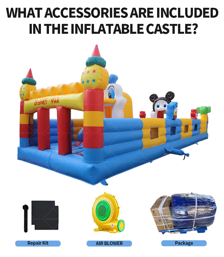 Donald Duck Inflatable Castle: Quack