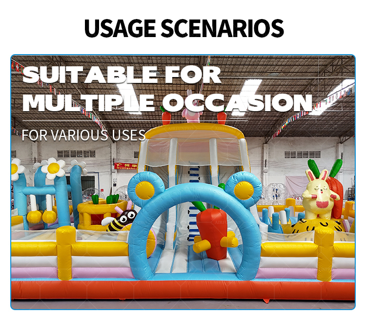 Farm-Themed Inflatable Castle | Boost Venue Foot Traffic with Cute Character